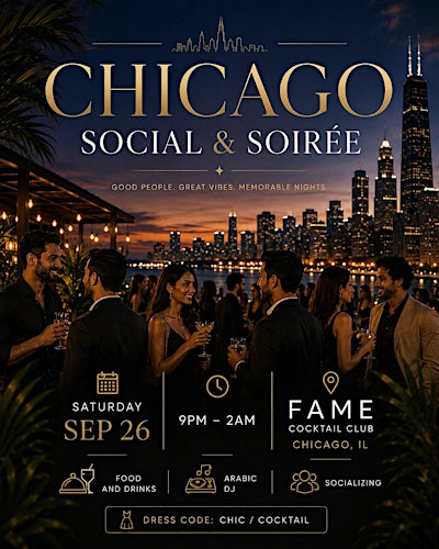 Habibi Social & Soiree in Chicago - Sep 26