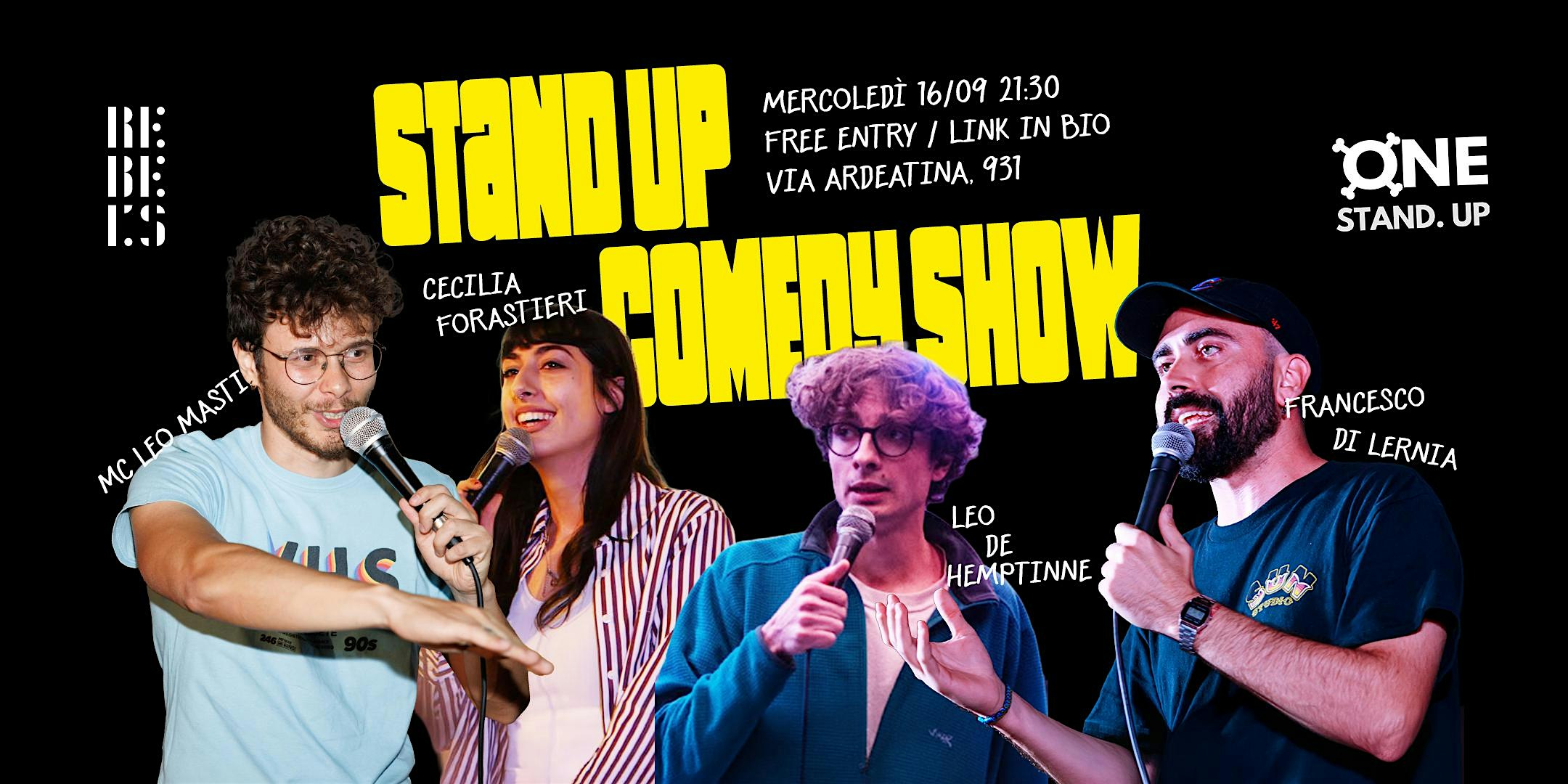 STAND UP COMEDY FREE - REBEL'S
