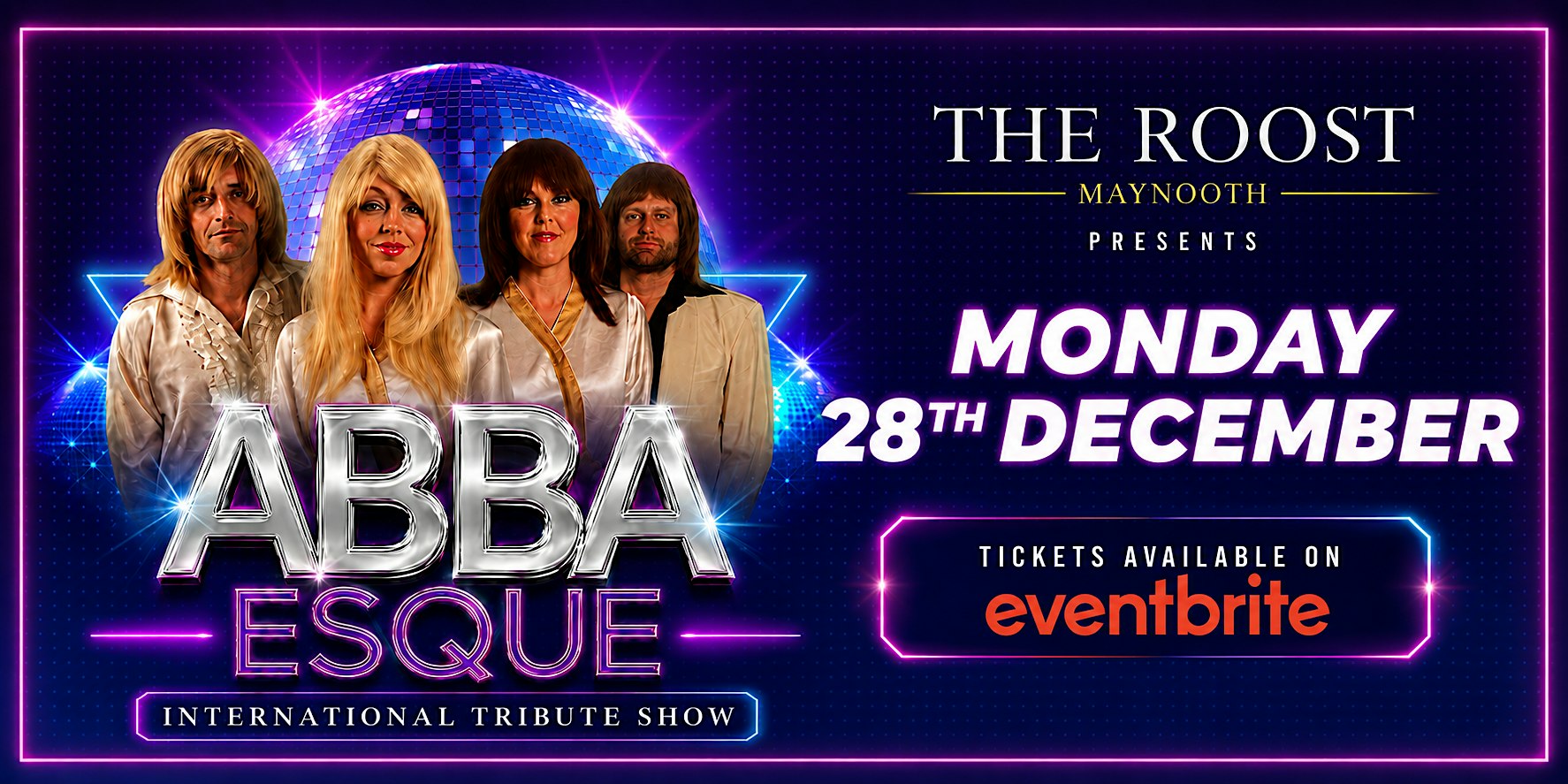 ABBA ESQUE  at The Roost