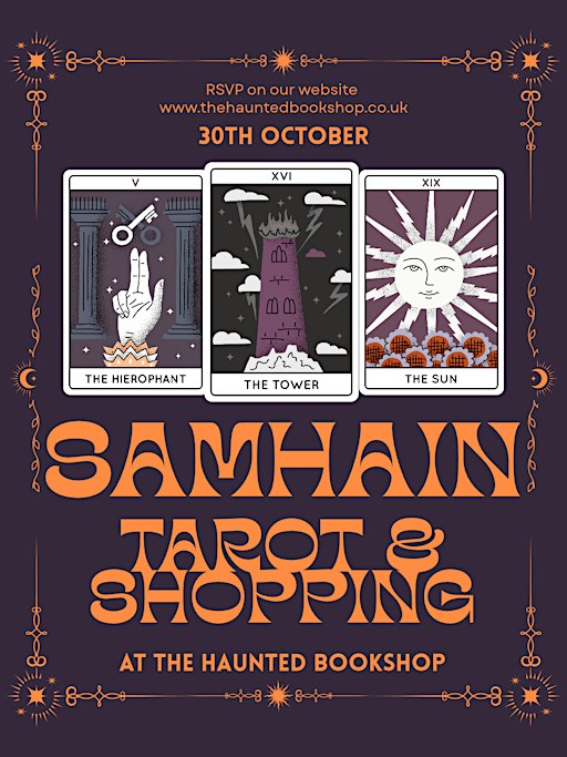 Samhain Late Night Shopping & Tarot at The Haunted Bookshop