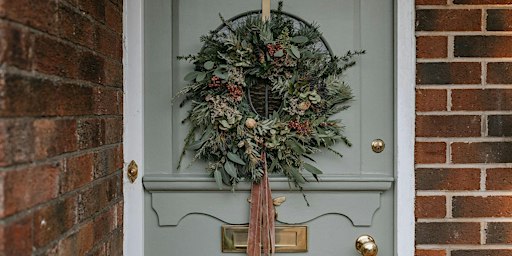Christmas door wreath workshop
