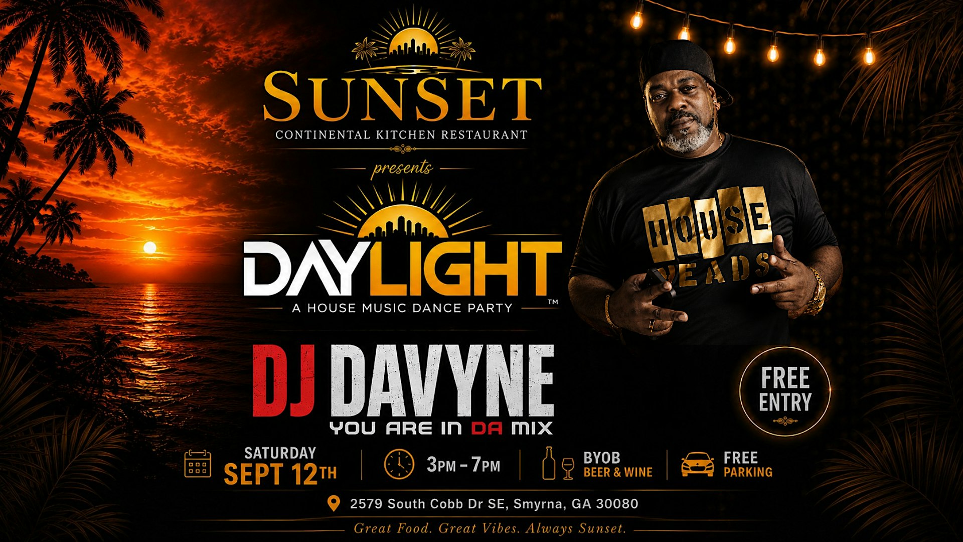 DAYLIGHT-  Dance - Eat - Drink  (Day Party)