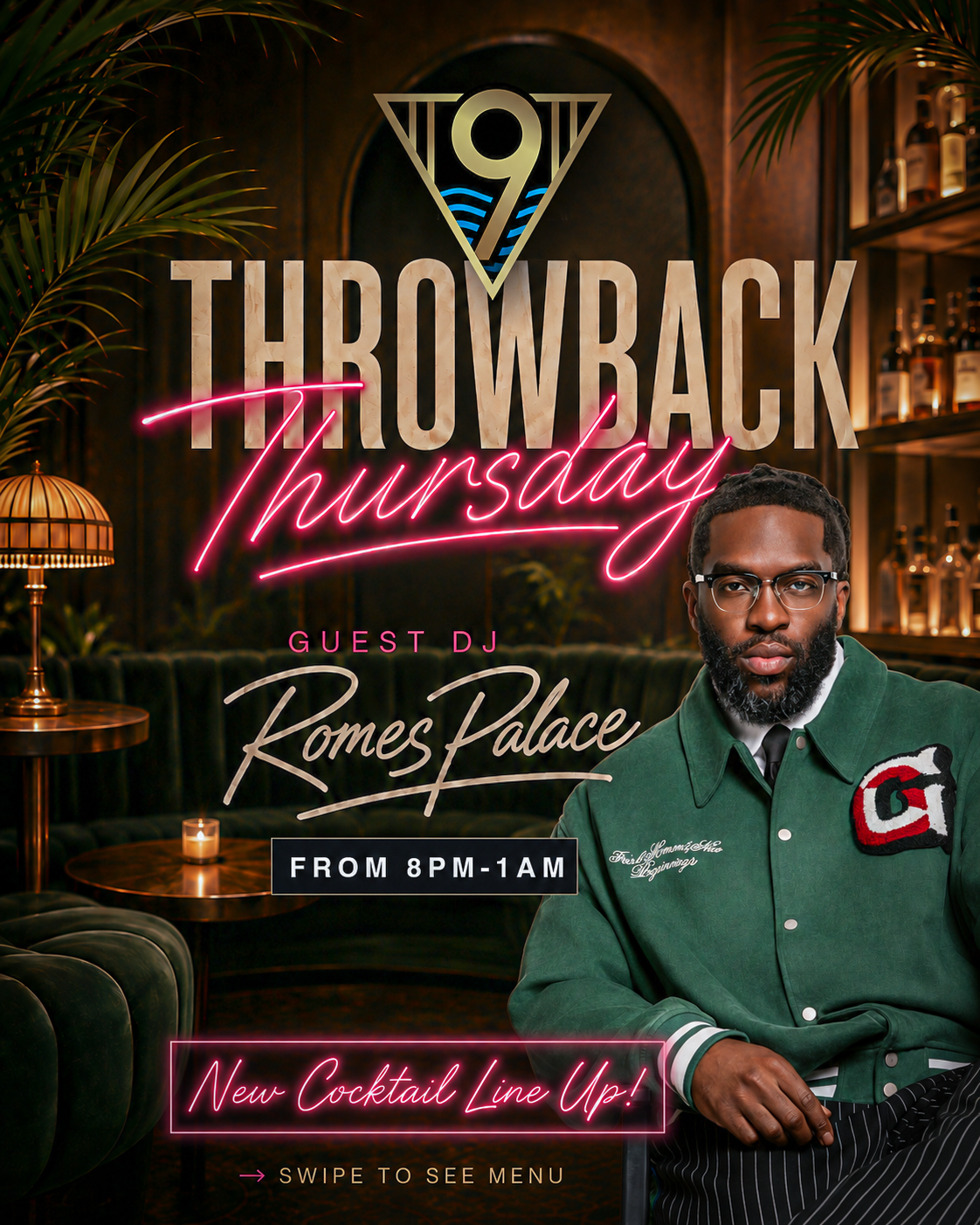 NEW THROWBACK THURSDAY @ 9 Feet Under Speakeasy Lounge