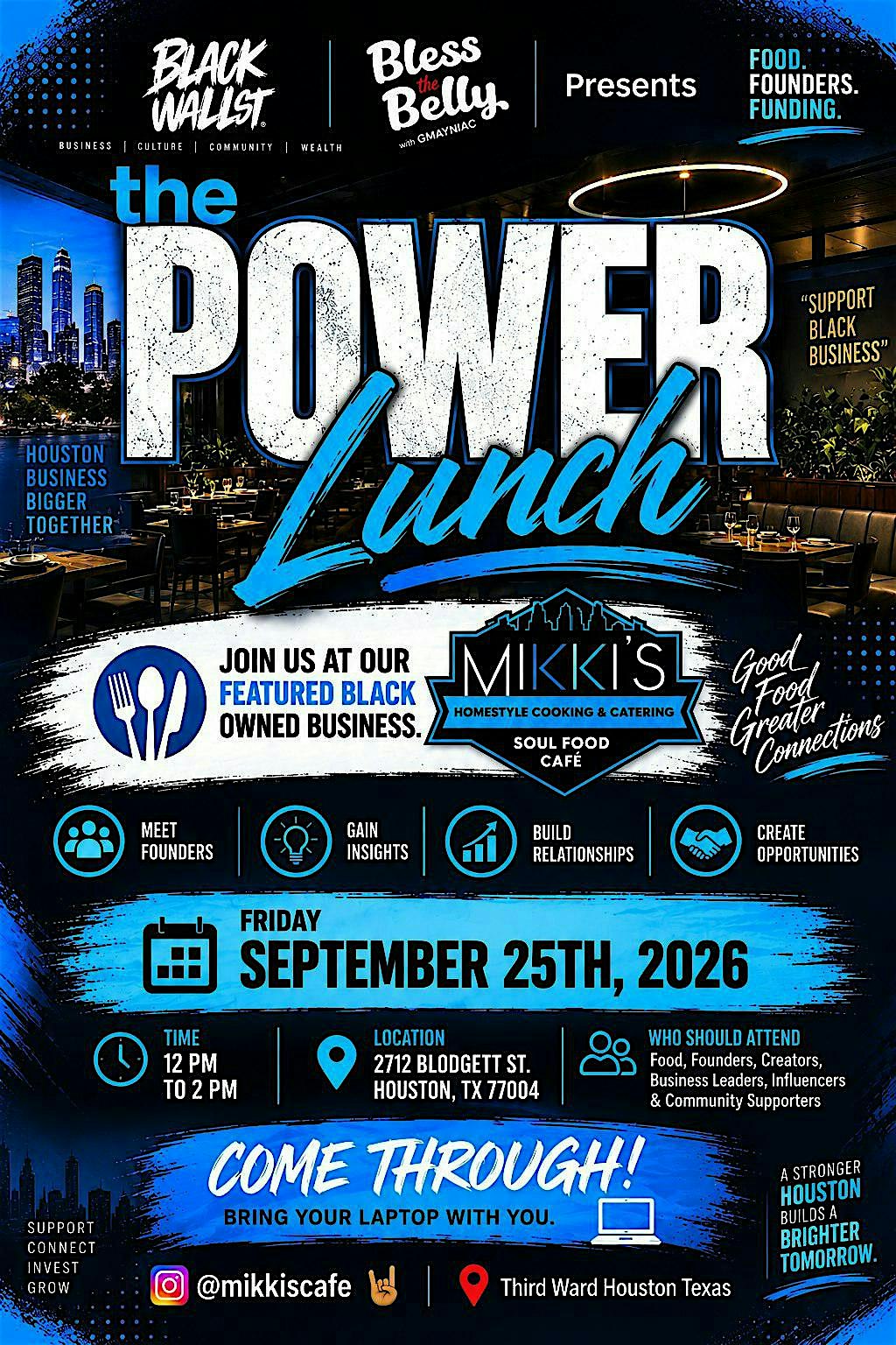 BLACK WALL ST. PRESENTS: Power Lunch And Learn