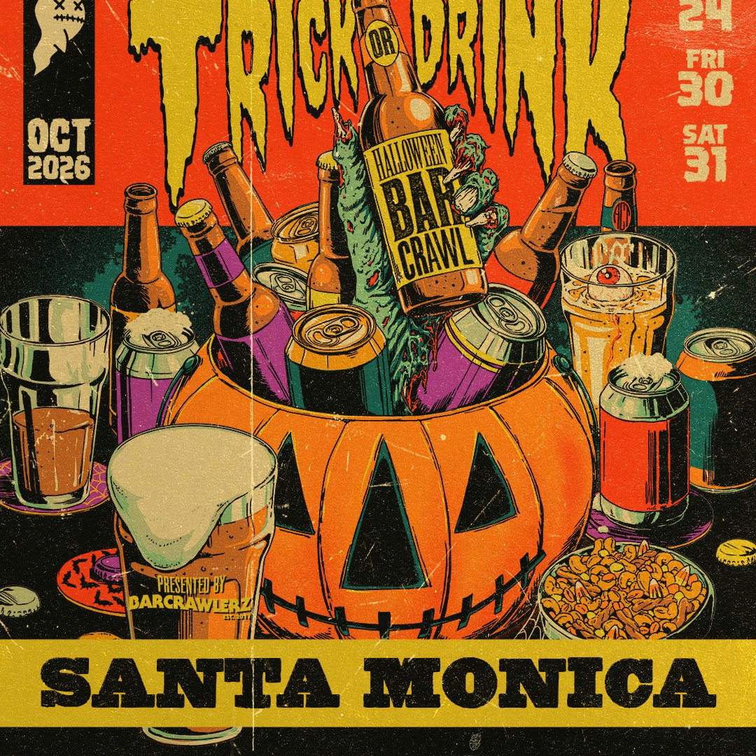 Trick or Drink Santa Monica Halloween Bar Crawl