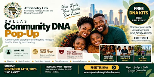 DALLAS Community DNA Pop Up