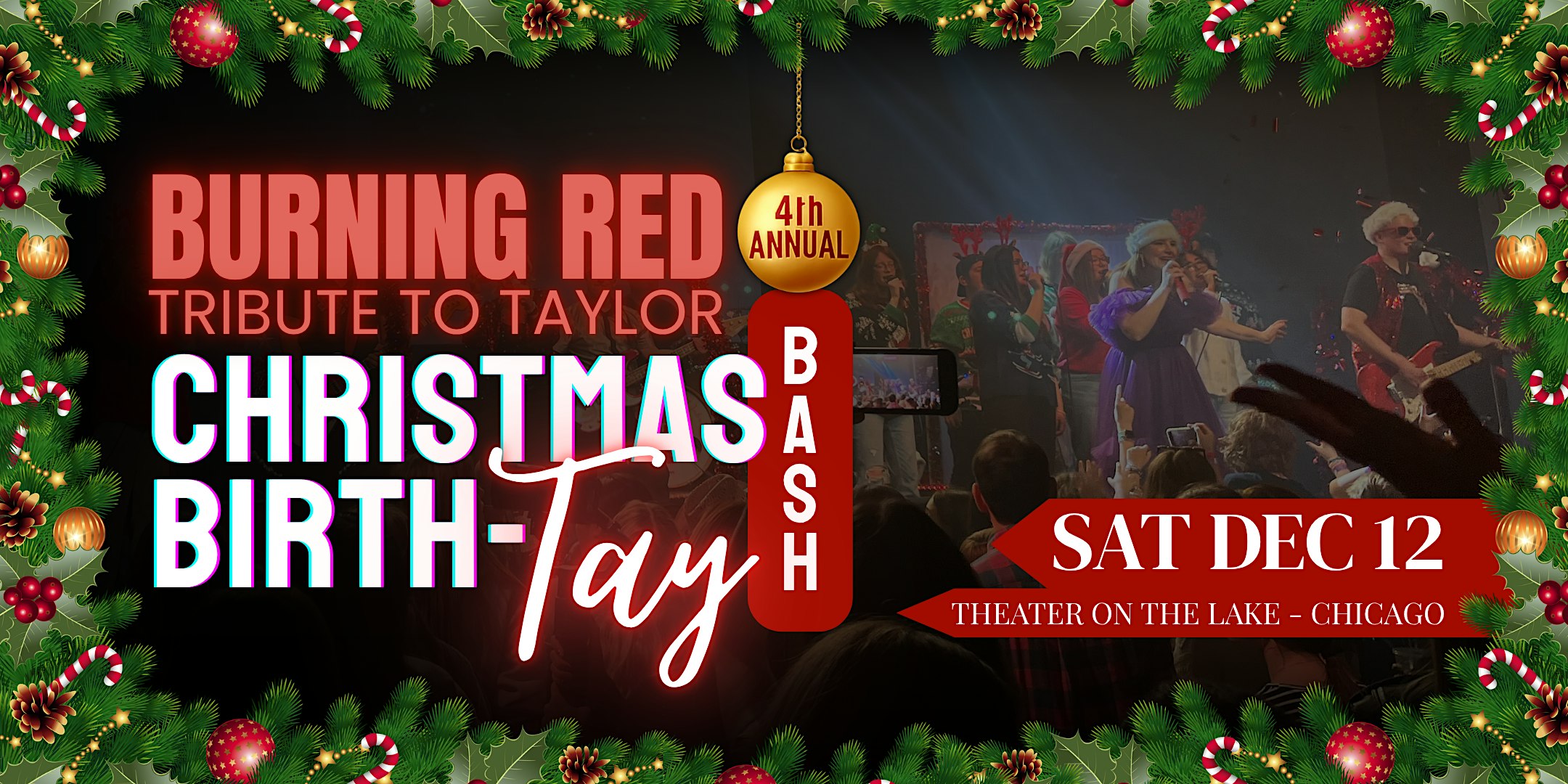 Theater on the Lake Presents: Burning Red's 4th Annual Christmas Birth-TAY