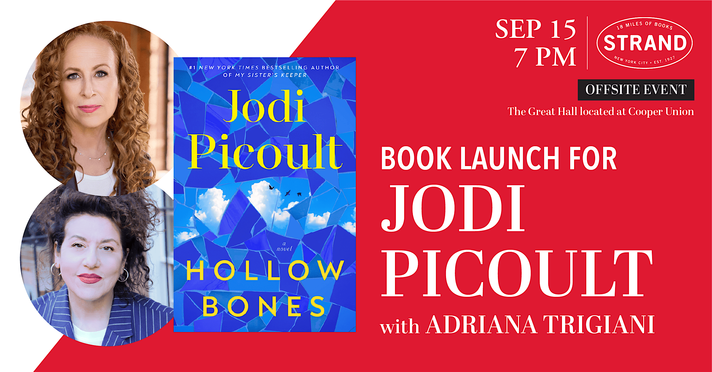 Jodi Picoult + Adriana Trigiani: Hollow Bones