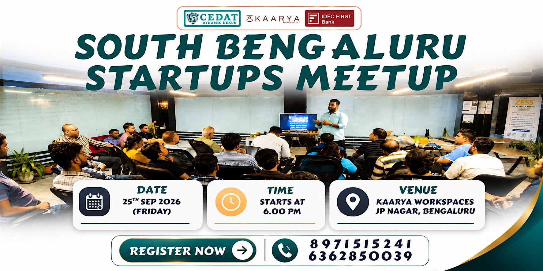 South Bengaluru Startups Meetup by CEDAT