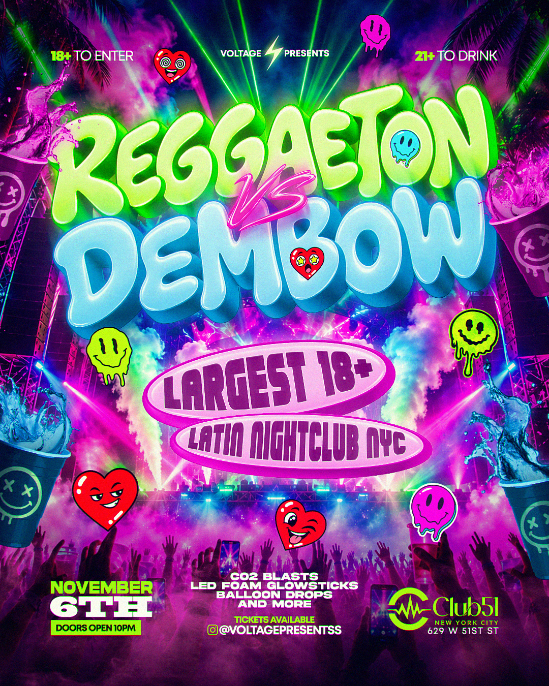 REGGAETON vs DEMBOW (18+)