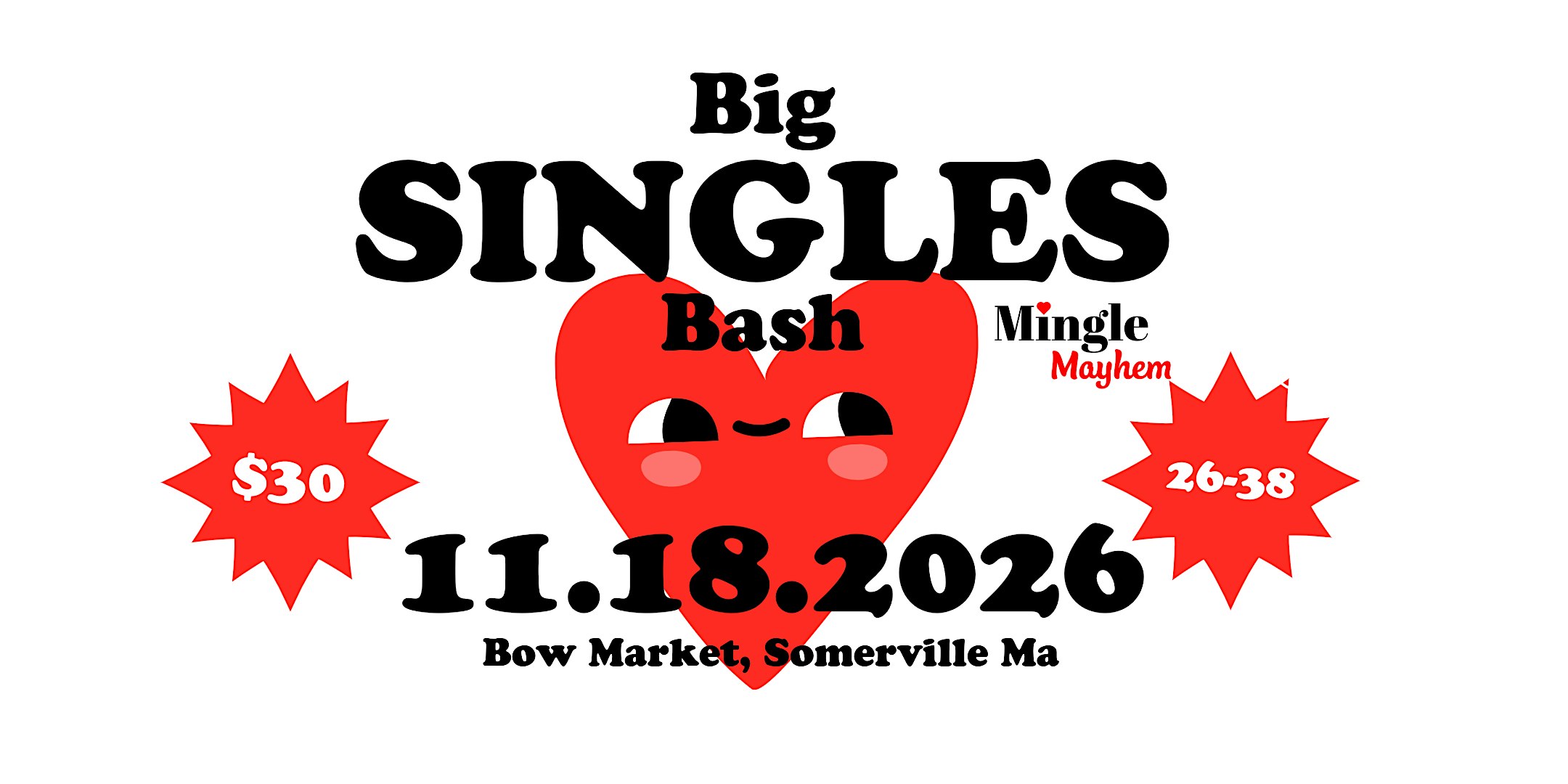 Mingle Mayhem Big  Singles Bash