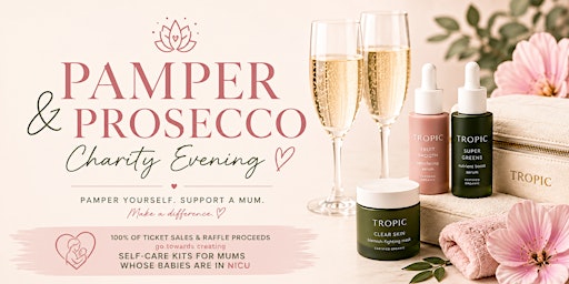 Pamper & Prosecco – Charity Evening