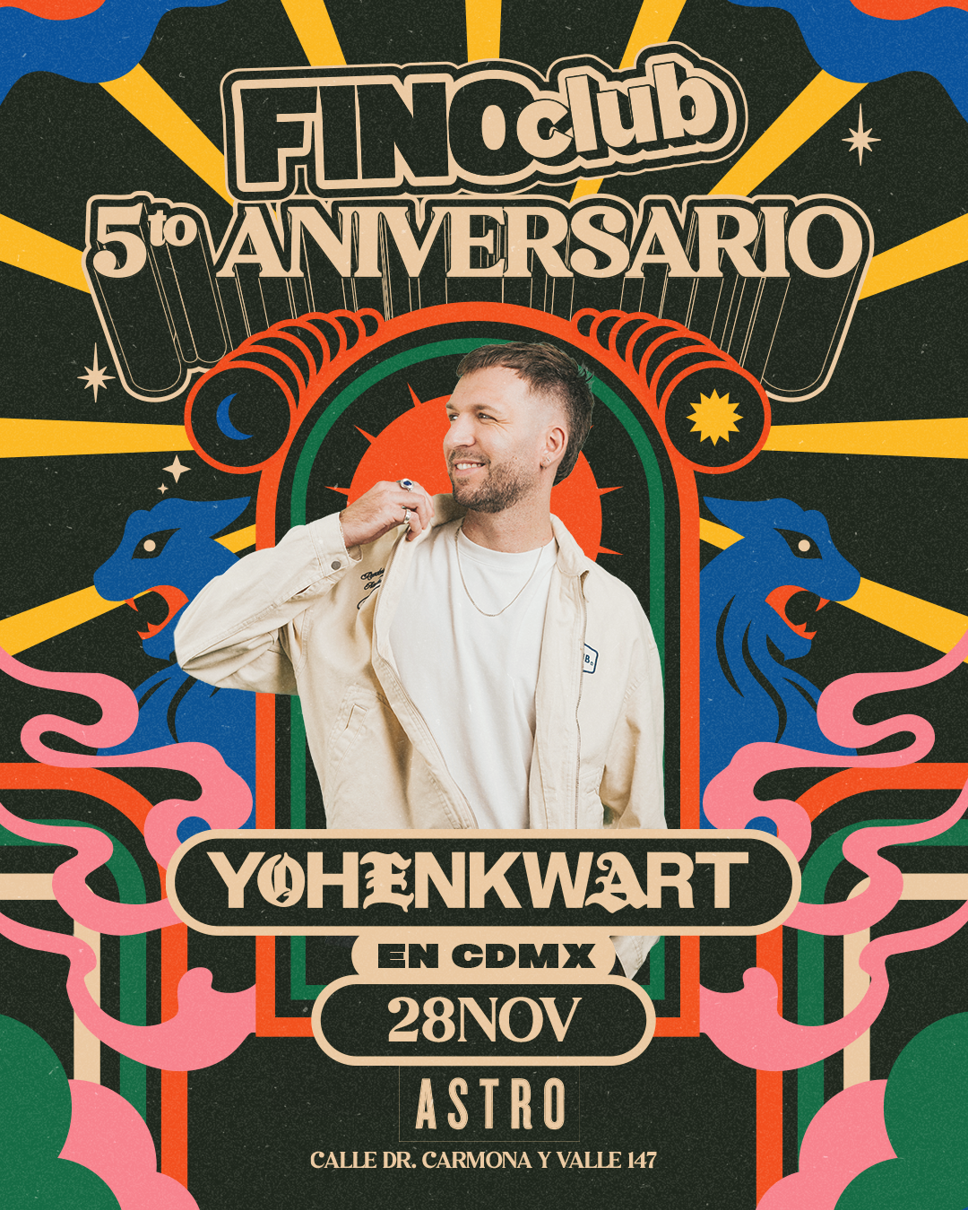 YoHenkwart en CDMX (Fino Club 5to aniversario)