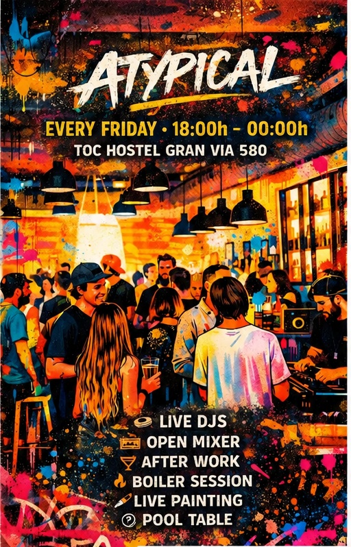ATYPICAL: Afterwork + Open Mixer + Other Side Boiler Eves b2b BECCA SORANA