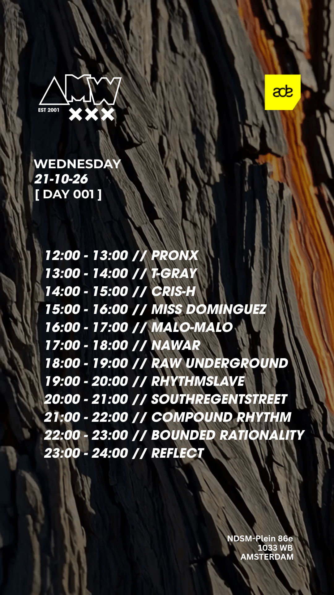AMW ADE 24/5 DJ Marathon 2026 (DAY 1)