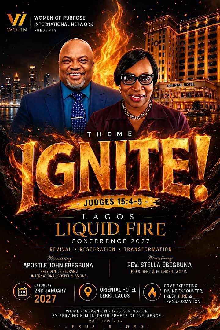 Women of Purpose International Network Liquid Fire Conference 2027