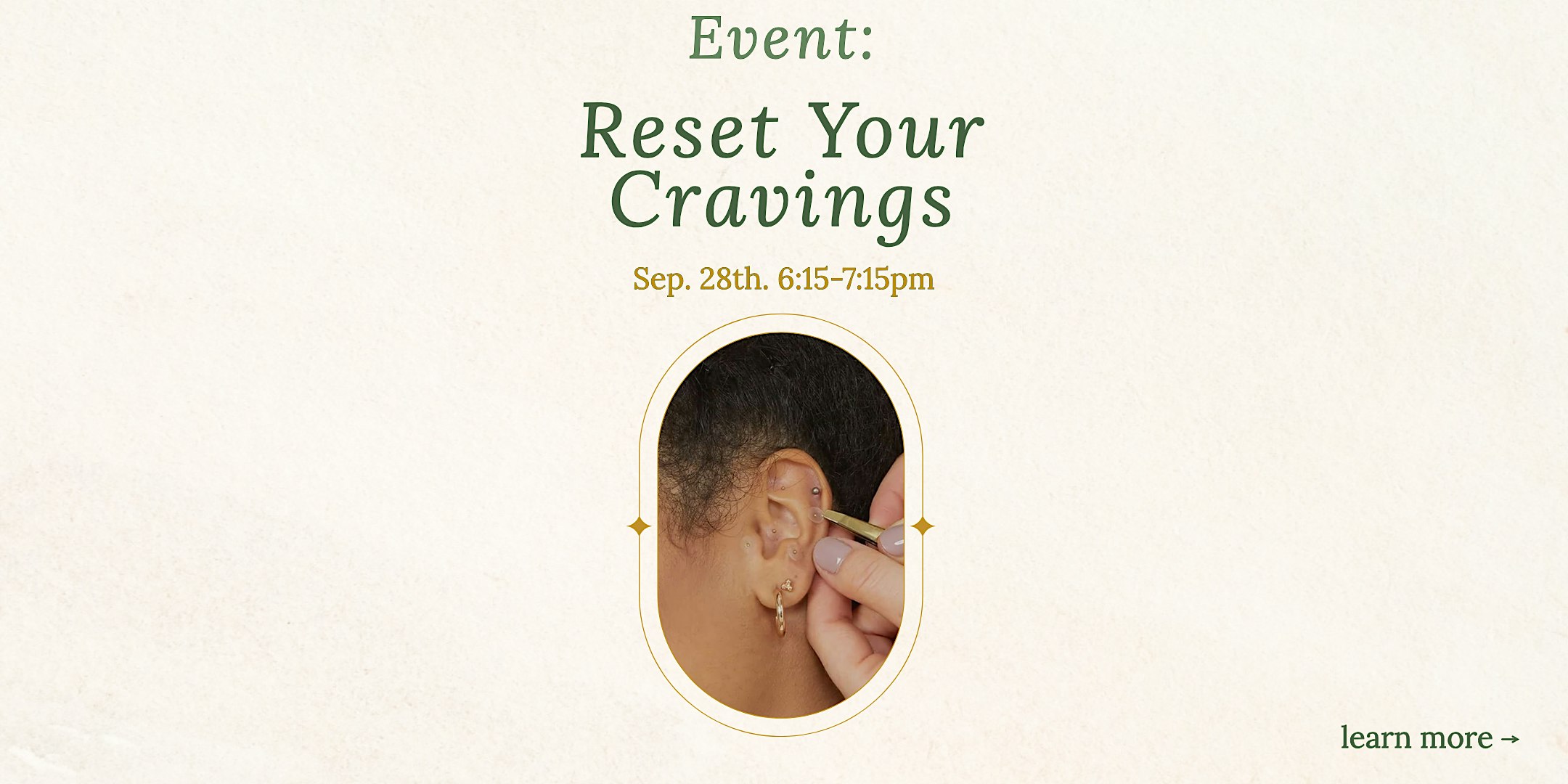 Reset Your Cravings: Ear Acupressure + Meditation - group 1