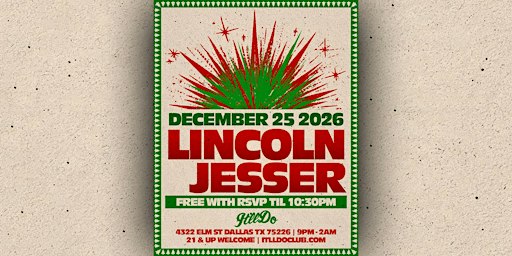 Lincoln Jesser at It'll Do Club