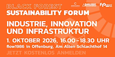 BLACK FOREST SUSTAINABILITY FORUM — Industrie, Innovation und Infrastruktur