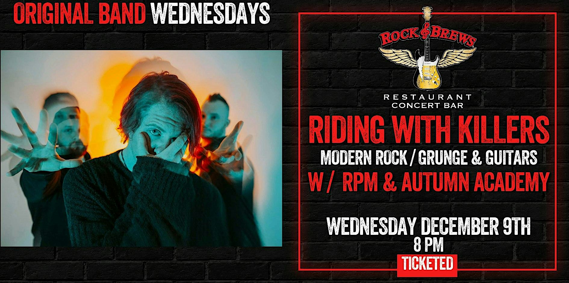 RIDING WITH KILLERS W/ SG RPM & AUTUMN ACADEMY @ ROCK & BREWS ROYAL OAK