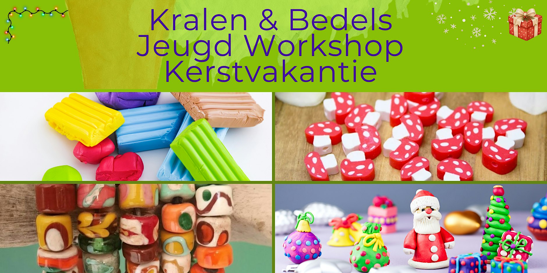 Kralen & Bedels maken van Fimo-klei – kerstvakantie