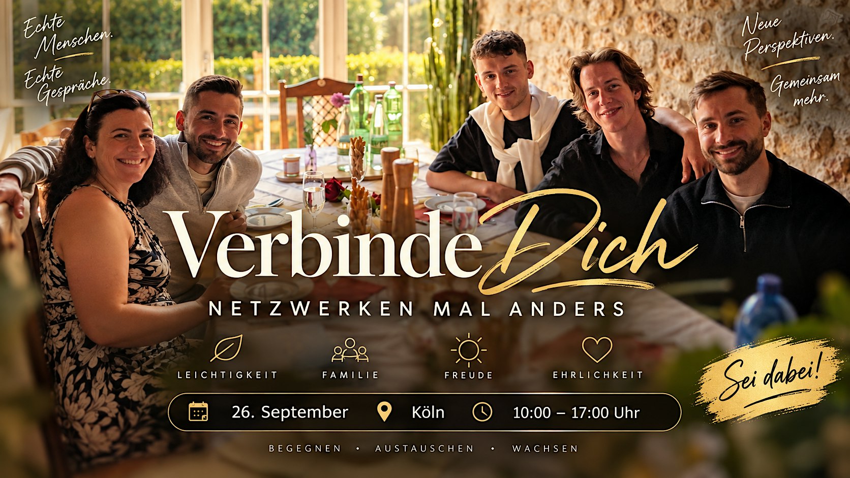 Verbinde Dich - Netzwerken mal anders - Leicht Kontakte knüpfen