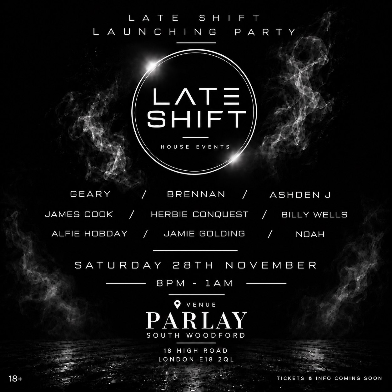 LATE SHIFT LAUNCHING PARTY