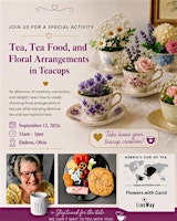 Tea Party with Food & Floral Arrangements