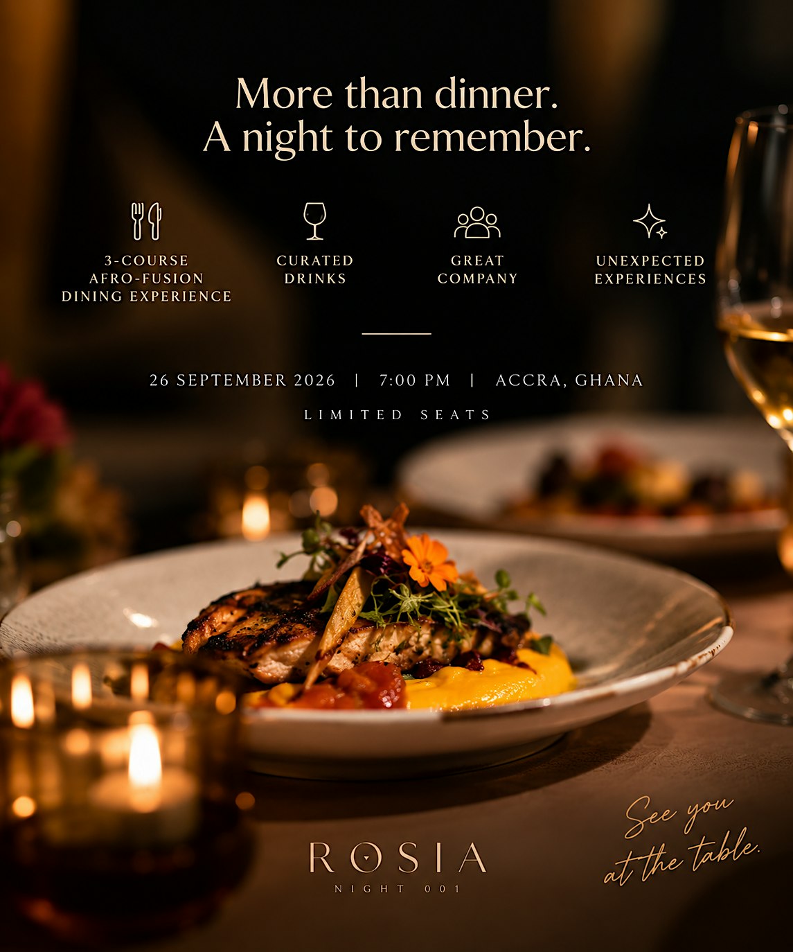 Rosia Night 001: A Course-by-Course Dining Experience