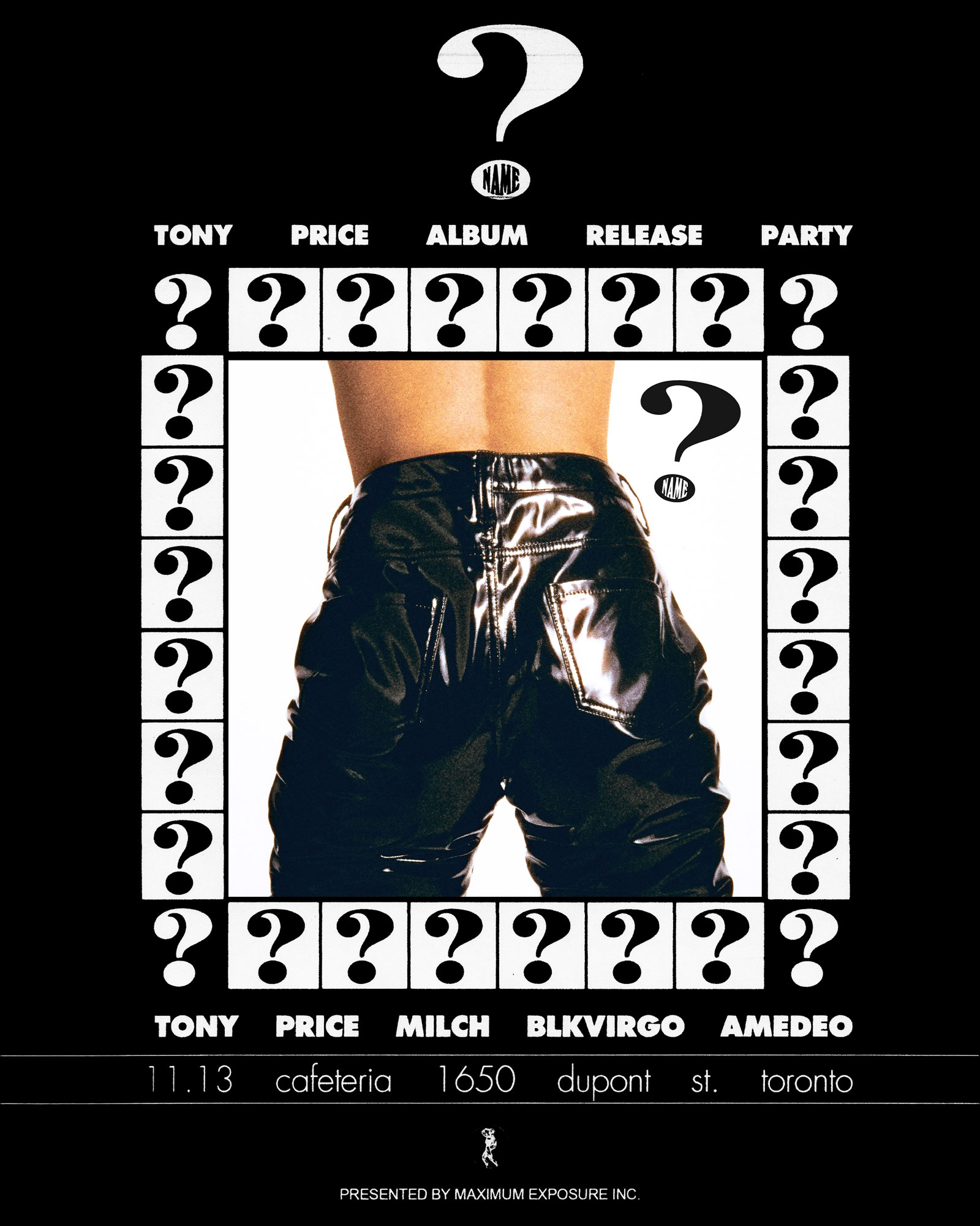 TONY PRICE'S NAME? ALBUM RELEASE PARTY WITH MILCH, BLKVRGO & AMEDEO