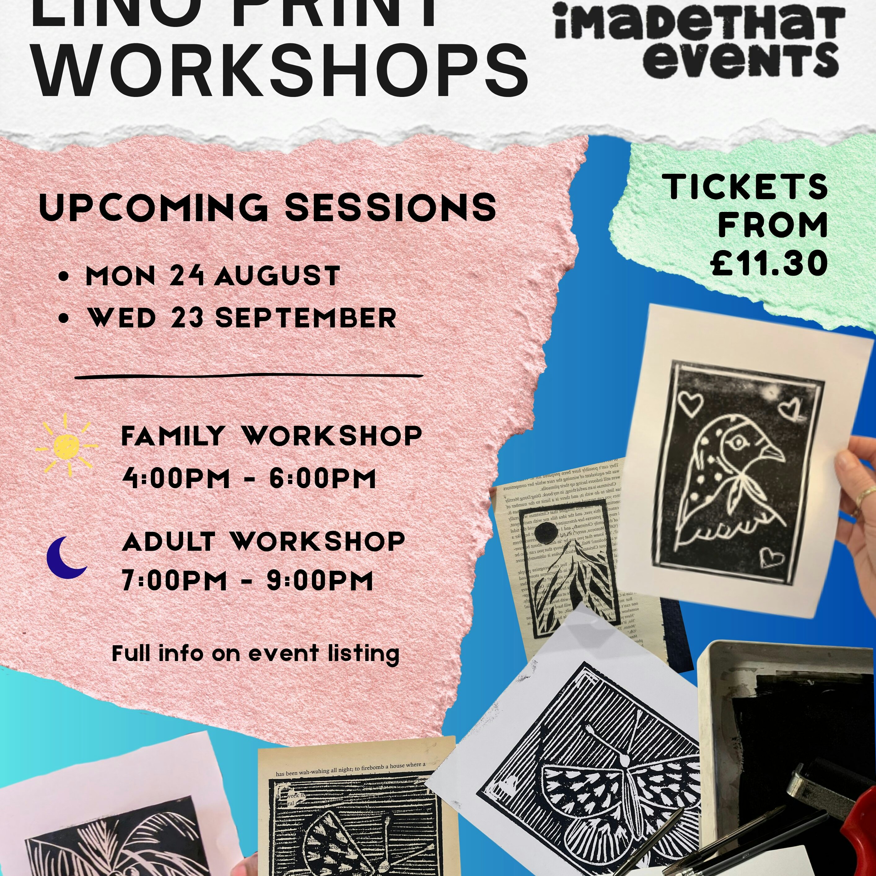 LINO PRINTING WORKSHOP