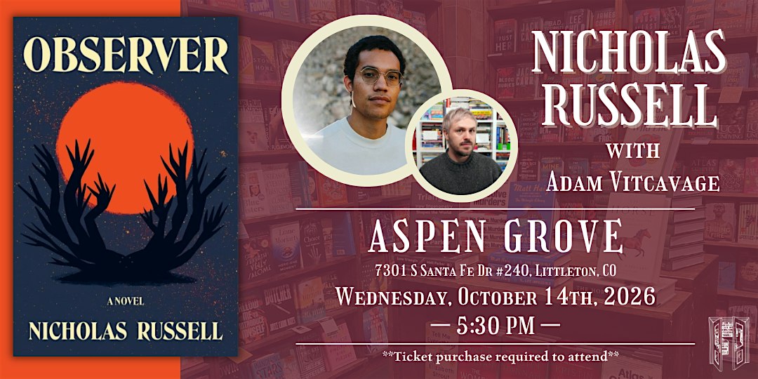 Nicholas Russell with Adam Vitcavage Live at Tattered Cover Aspen Grove