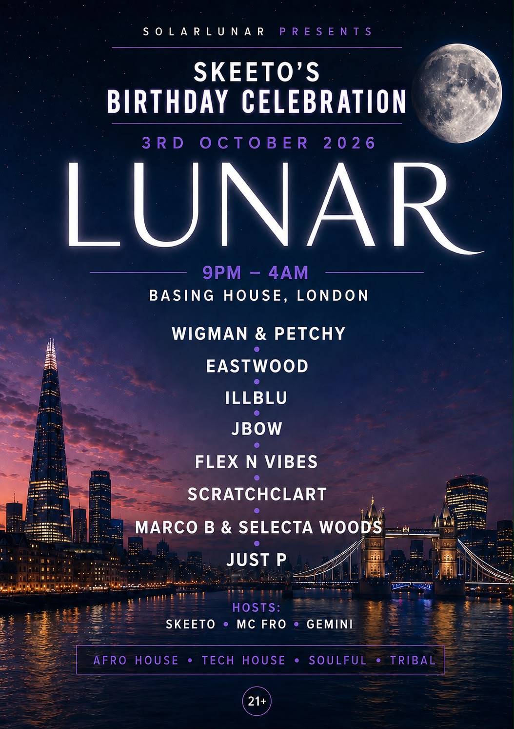LUNAR - SKEETO BIRTHDAY CELEBRATION