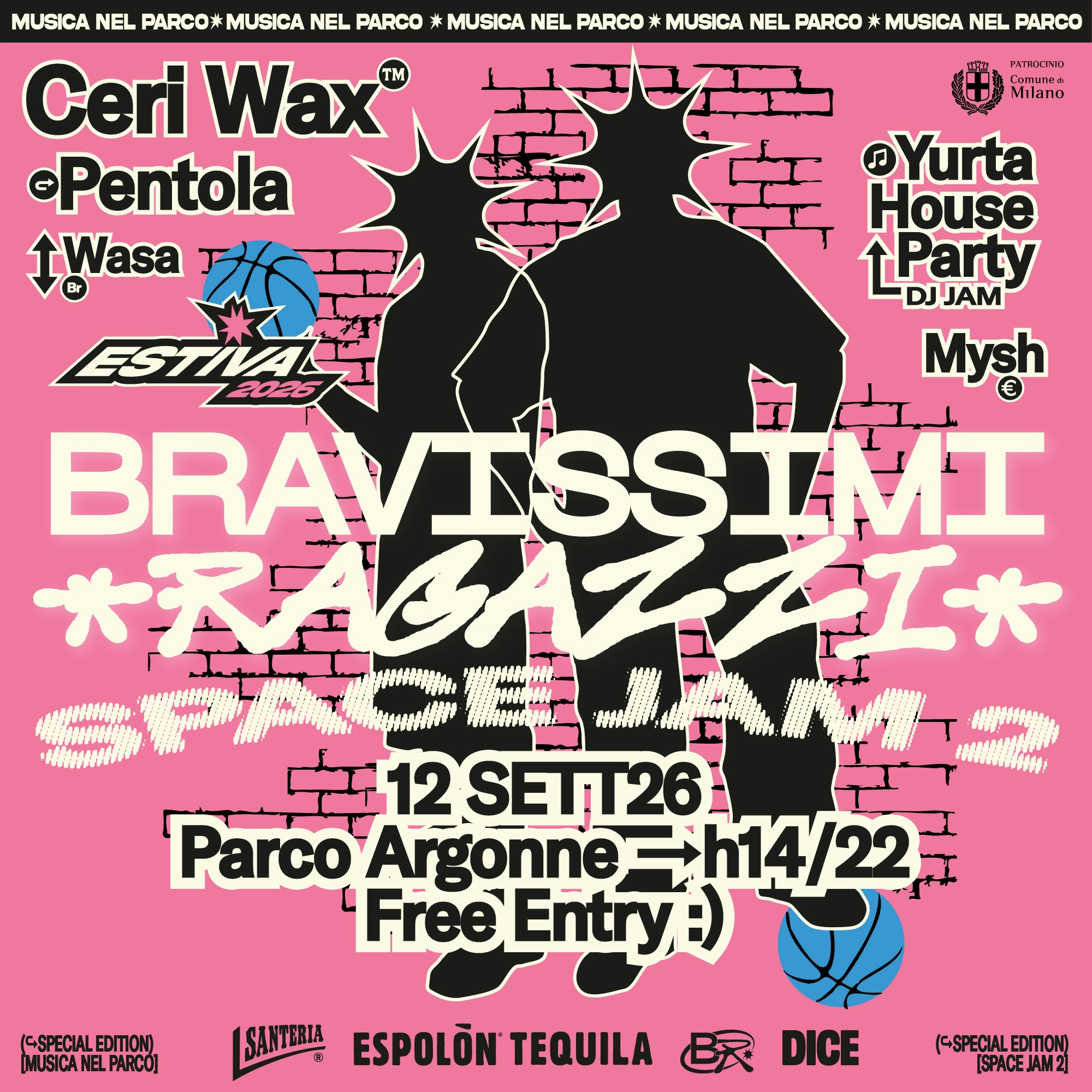 ESTIVA - Bravissimi Ragazzi w Ceri Wax - Parco Argonne