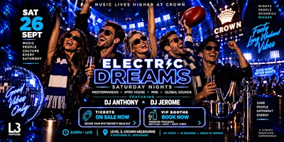 ELECTRIC DREAMS: RnB - HipHop - Mediterranean & Commercial CLUB