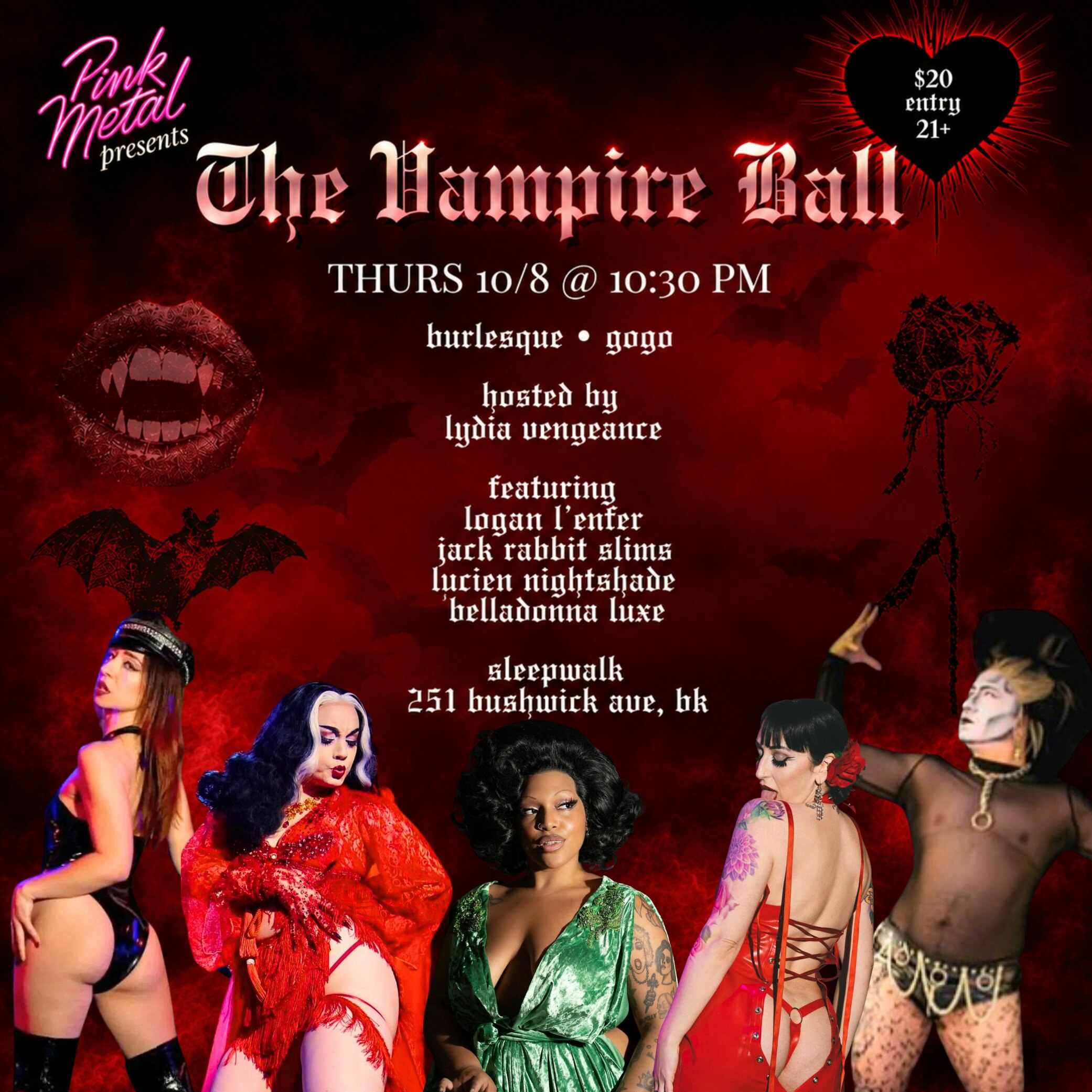 Pink Metal Presents: THE VAMPIRE BALL