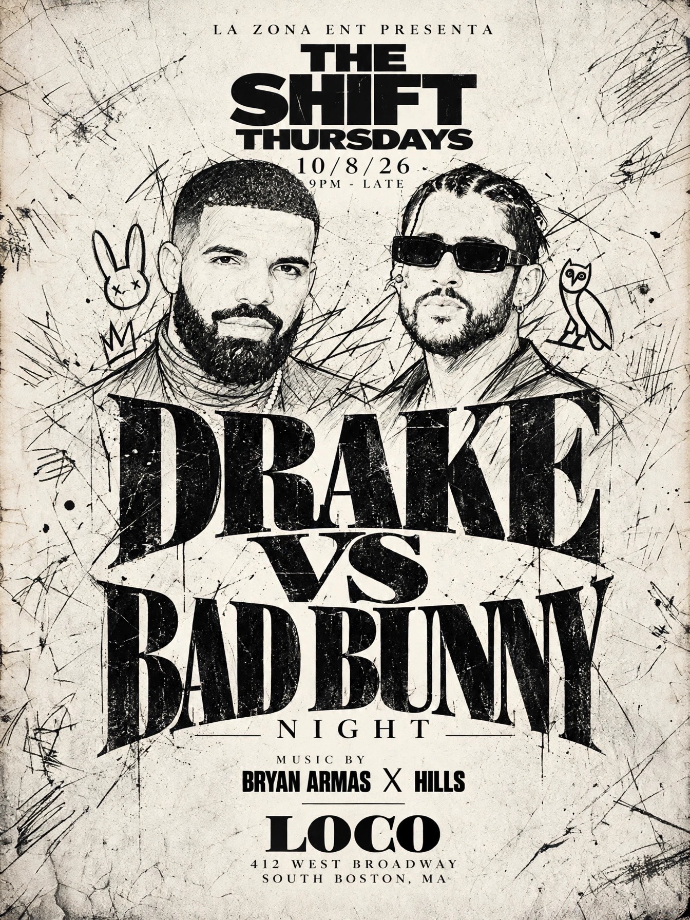 THE SHIFT THURSDAY S - DRAKE vs BAD BUNNY
