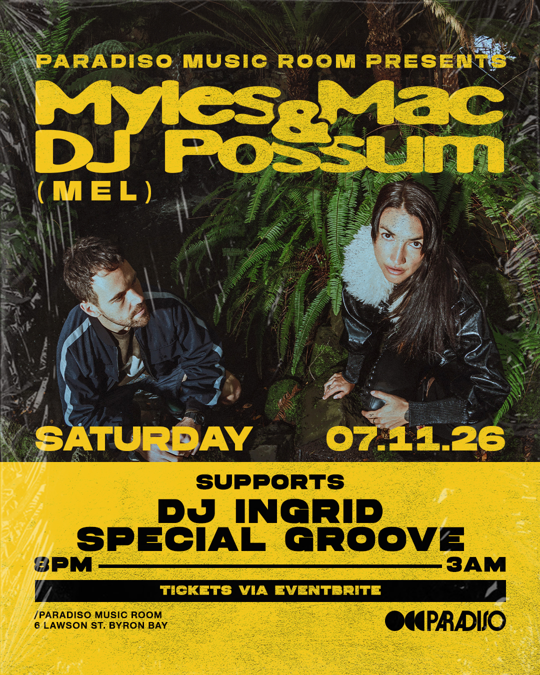 Paradiso presents Myles Mac & DJ Possum