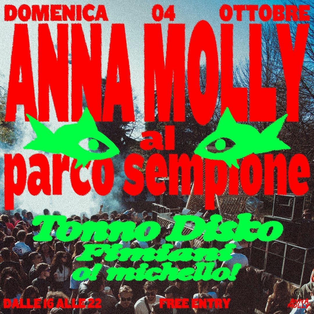 Anna Molly al Parco Sempione con Tonno Disko
