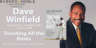 Dave Winfield celebrates TOUCHING ALL BASES at B&N The Grove