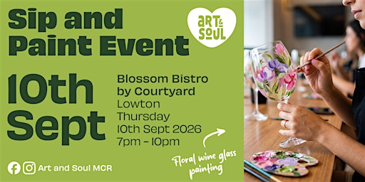 Sip and Paint Night at Blossom Bistro by Courtyard, Lowton