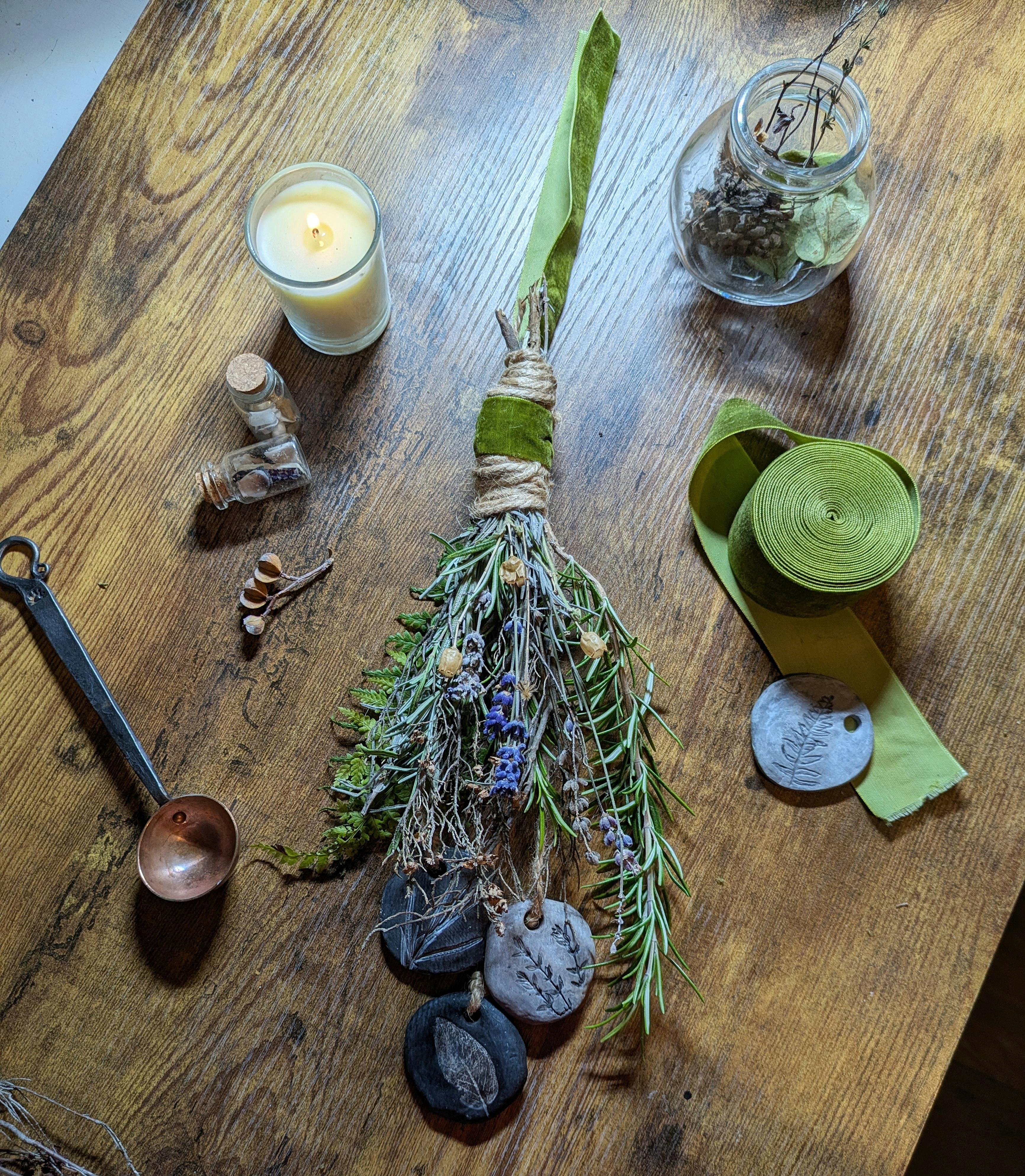 Samhain Hanging Decoration Workshop: Clay, Paint & Natural Materials