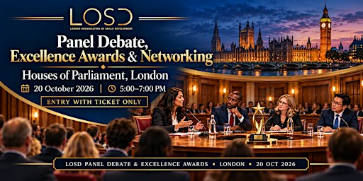 LOSD Panel Debate, Awards & Networking at the Houses of Parliament