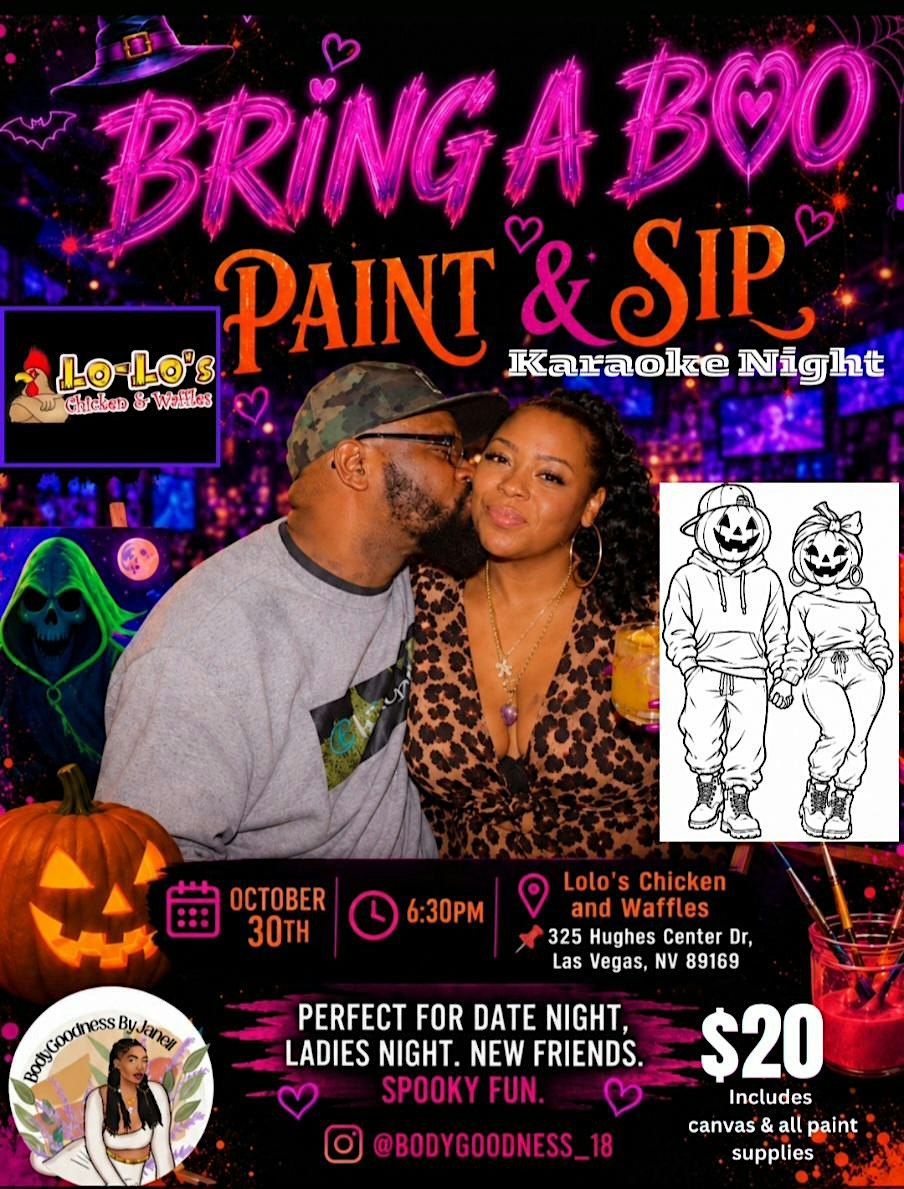 Bring A Boo Paint & Sip At Lo-Lo's Chicken & Waffles