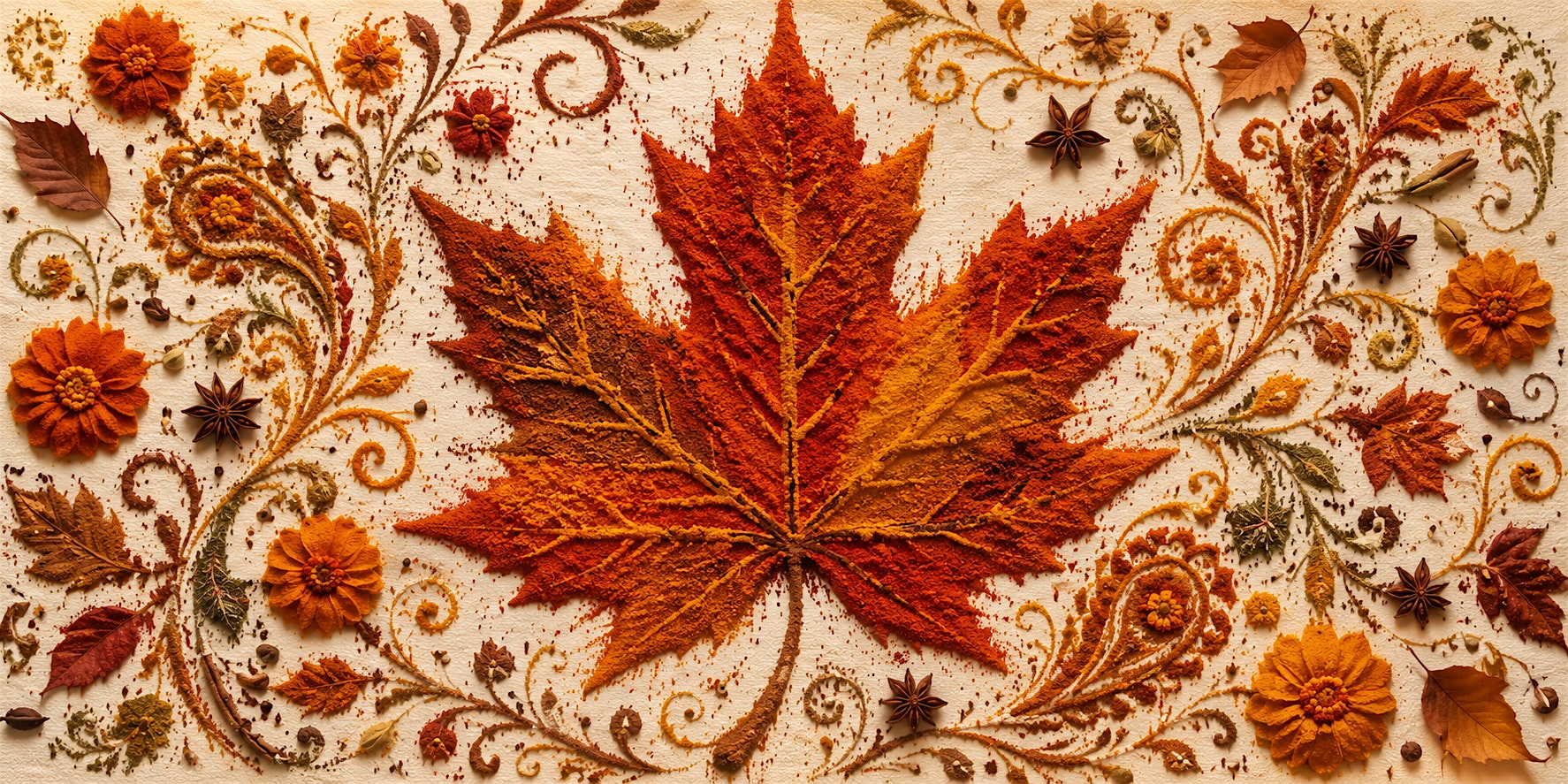 Spiced Autumn: A Spice Painting Experience