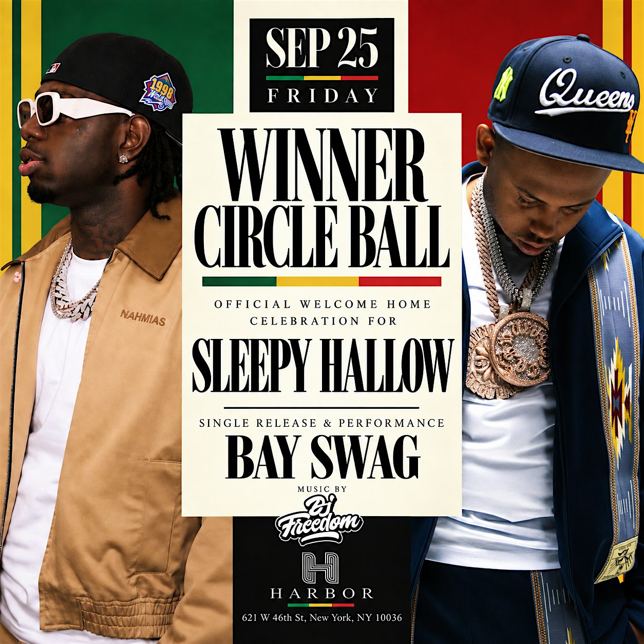 Winner Circle Ball: Sleepy Hallow at Harbor NYC (Welcome Home Party)
