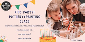 Kids' Pottery+Painting Party - Downtown LA