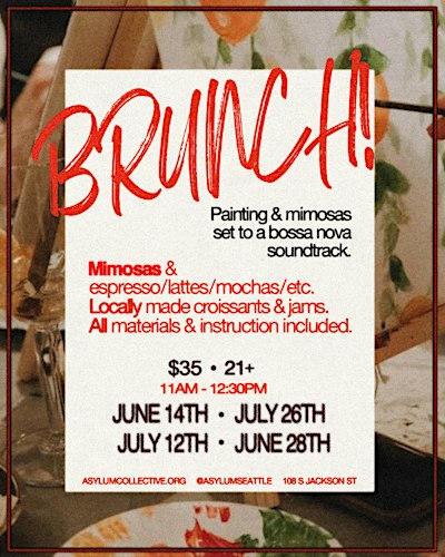 BRUNCH & BRUSH - MIMOSAS & ESPRESSO!