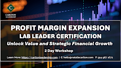 Profit Margin Expansion Lab Leader Training  |  October 20 - 21, 2026