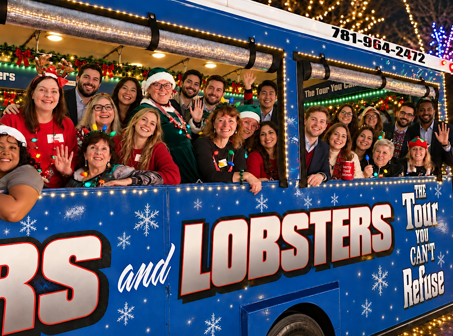 South Shore Sights and Lights — Holiday Trolley Tour (21+, BYOB)
